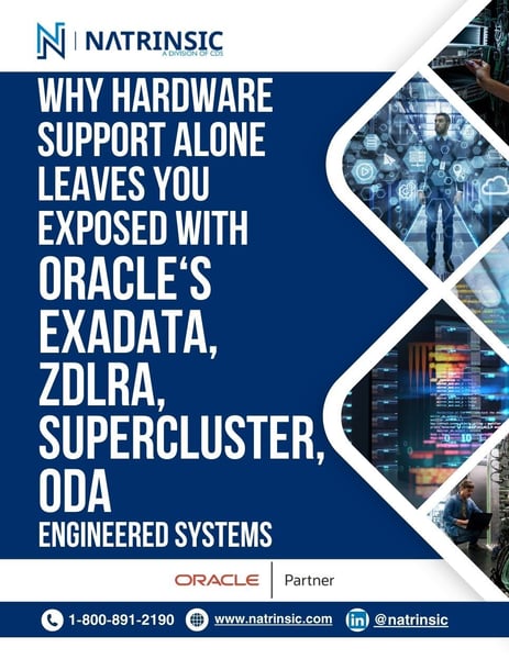 Why you Need more than Hardware Support on Oracle Exadata SuperCluster, ZDLRA & ODA Engineered System