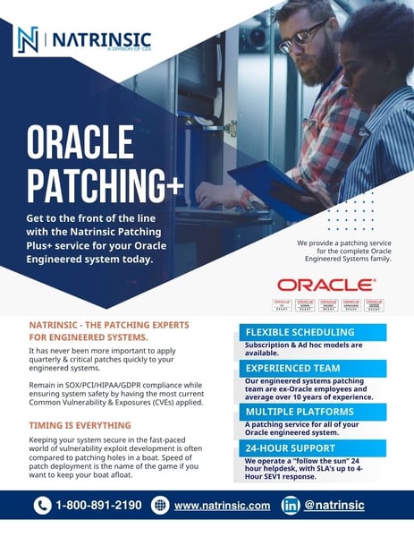 Oracle Patching Plus Professional Services